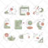 design an ultra crisp icon set vector logo