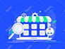 design map dashboard ai and custom illustrations with animation
