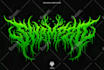 design death metal, deathcore, metalcore logo