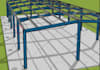 analyze and design the structure with structural software