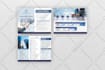 create a minimalist media kit and corporate flyer design