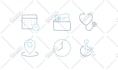 design modern flat custom vector graphic icons