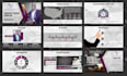 design investor pitch deck, infographic PPT presentation