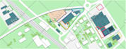 illustrate 2d vector map, city map, campground site