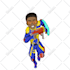 draw cartoon avatar or cartoon character of yourself