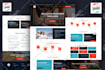 design your landing page or wordpress website with elementor pro