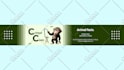 create simple youtube banner art design