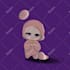 draw character in cute chibi style