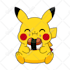 draw cute pokemon sticker and kawaii chibi characters