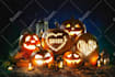 carve your logo or text on halloween pumpkin