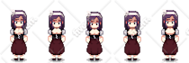 create anime pixel art sprite for your game