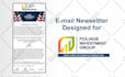 create professional newsletter design, magazine layout, email template