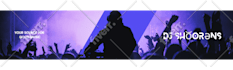 design spotify and soundcloud banner, cover super fast
