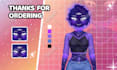 design a pngtuber model set with high quality custom expressions in anime style