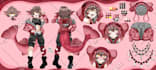 design characters or reference sheet