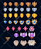 create 2d game art, props, simple illustrations, ui icons