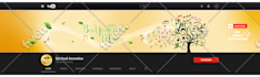 design youtube banner and logo