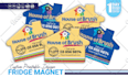design custom pin badges, pin button, fridge magnets