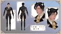 make design character sheet like anime or manhwa