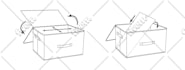 draw vector line art line drawing, instruction manual