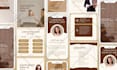do canva instagram branding kit, canva templates and full brand identity