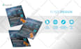 design flyer, brochure, bifold, trifold, leaflet and poster ready to print