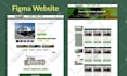 design high converting figma landing page, web UI in figma