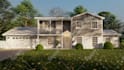 create modern 3d house exterior and interior design