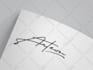 design cursive scripted hand drawn calligraphy signatures or autograph