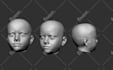 sculpt realistic 3d head bust 3d face model 3d bust face sculpting for 3d print