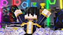 make minecraft thumbnail in 2d or 3d with exelence