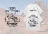 create awesome illustration old school tshirt design
