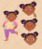 create cute children book illustration