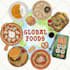 design cute and colorful cartoon food illustration for logo, menu, etc
