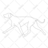 draw black and white line art vector silhouette logo outline