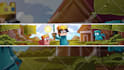 draw a cartoon minecraft banner for you