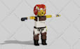 design and modeling assets in voxel art for games and nft