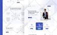 clean professional landing page UI UX design in figma