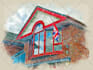 create your photo into architecture watercolor sketch effect