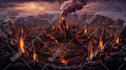 create dark, background, environment concept art, landscape