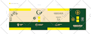 create packaging dieline, box label design with 3d mockup