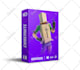 design digital product 3d box mockup , software box mockup