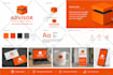 design professional minimalist business logo, branding kit and brand identity