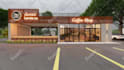 design, 3d render, house exterior, commercial building, architectural rendering,