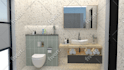 design and remodel kitchen and bathroom 2d with 3d