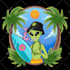 create unique alien theme design for t shirt with my style