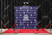 do backdrop design, step and repeat banner by logo