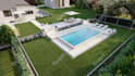 do backyard design, pool, patio, deck, front yard