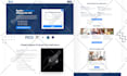 design modern html landing page or website development