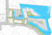 design modern apartment plan, residential building,rendering